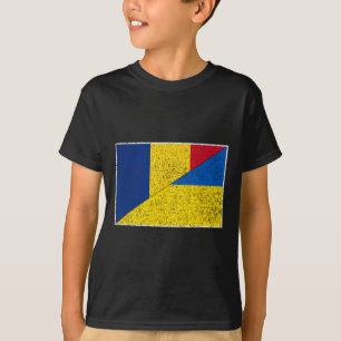Rumänien Ukraine Flagge Rumänischer Ukrainischer S T-Shirt