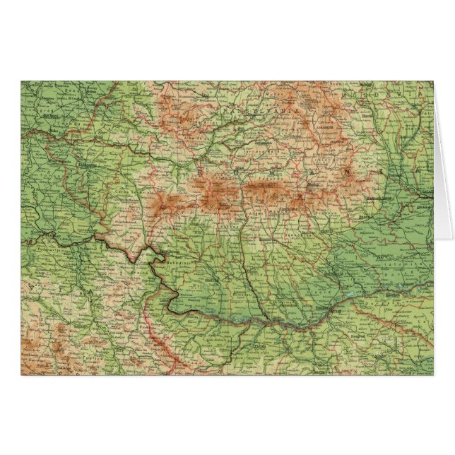 Rumänien und angrenzende Staaten (Vorderseite (Horizontal))