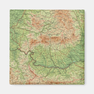 Rumänien und angrenzende Staaten Magnet
