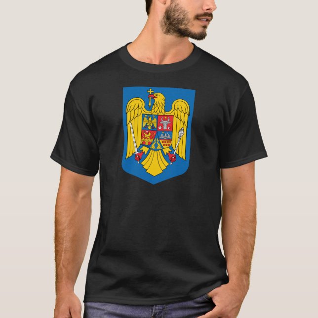 Rumänien-Wappen Detail T-Shirt (Vorderseite)