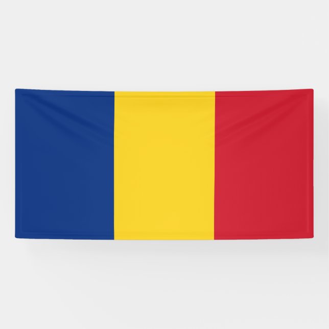 Rumänische Flagge Banner (Horizontal)