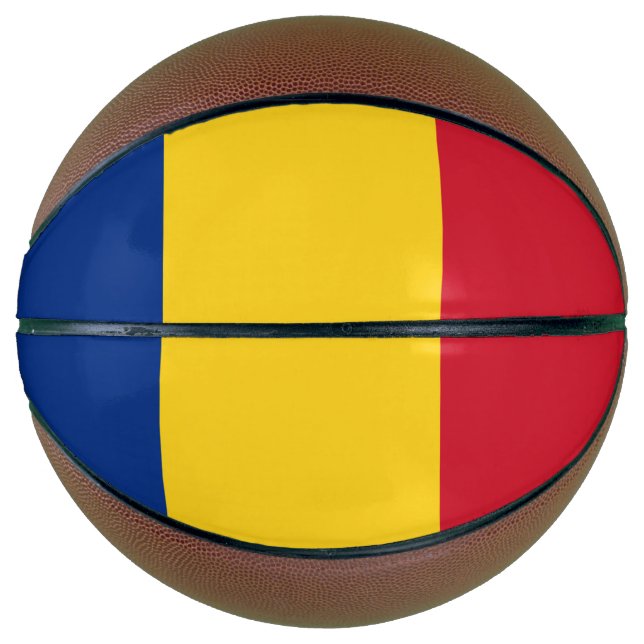 Rumänische Flagge Basketball (Vorderseite)