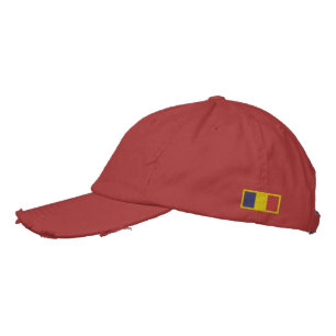Rumänische Flagge Bestickte Baseballkappe