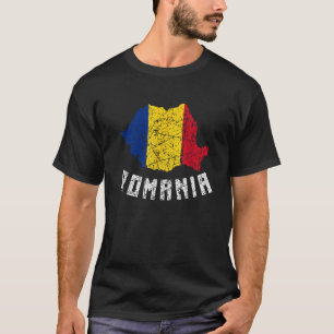 Rumänische Flagge - Europäische Not leidende Männe T-Shirt