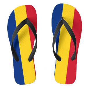 Rumänische Flagge Flip Flops