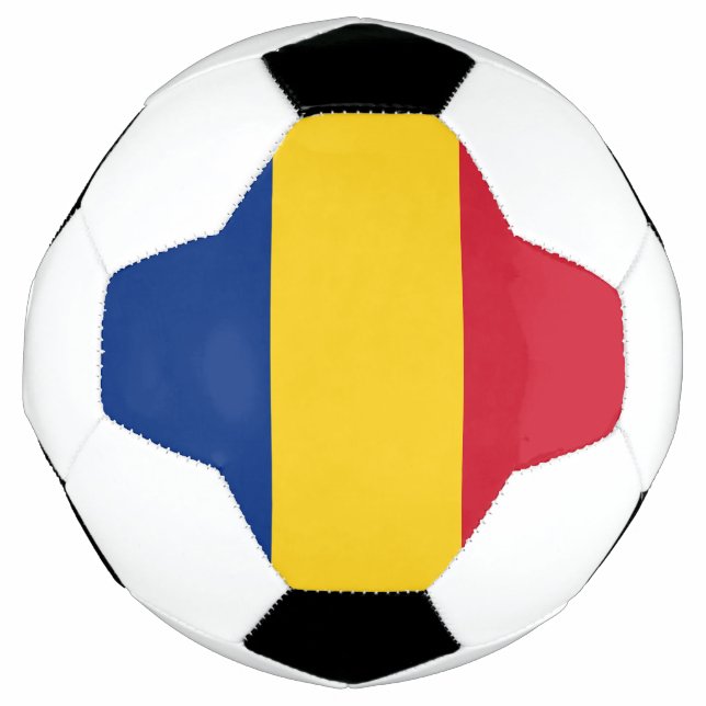 Rumänische Flagge Fußball (Vorderseite)