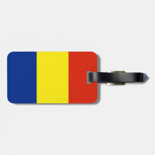 Rumänische Flagge Gepäckanhänger