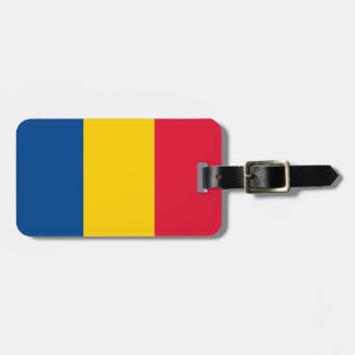 Rumänische Flagge Gepäckanhänger