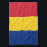 Rumänische Flagge Geschirrtuch<br><div class="desc">Ein ideales Geschenk für alle,  die Patrioten ihres Landes sind!</div>
