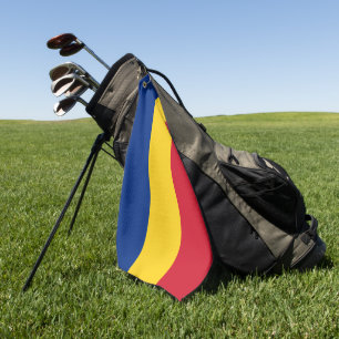 Rumänische Flagge Golfhandtuch
