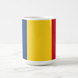 Rumänische Flagge Kaffeetasse