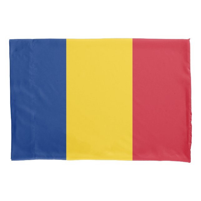 Rumänische Flagge Kissenbezug (Vorderseite)
