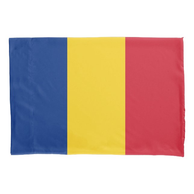 Rumänische Flagge Kissenbezug (Vorderseite)