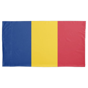 Rumänische Flagge Kissenbezug