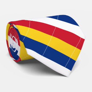 Rumänische Flagge Krawatte