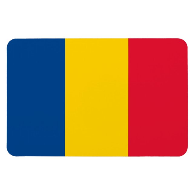 Rumänische Flagge Magnet (Horizontal)