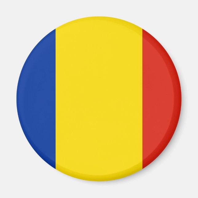 Rumänische Flagge Magnet (Vorne)