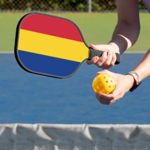Rumänische Flagge Pickleball Schläger