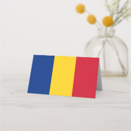 Rumänische Flagge Platzkarte