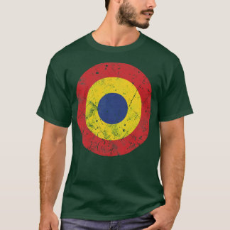 Rumänische Flagge Roundel T-Shirt