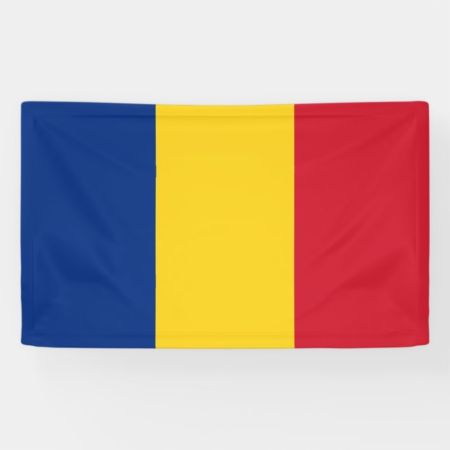 Rumänische Flagge (Rumänien) Banner (Horizontal)