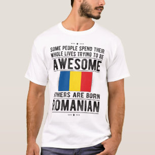 Rumänische Flagge Rumänien Erbe Rumänische Wurzeln T-Shirt