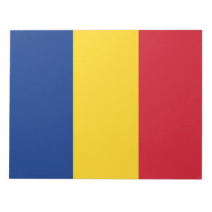 Rumänische Flagge (Rumänien) Notizblock