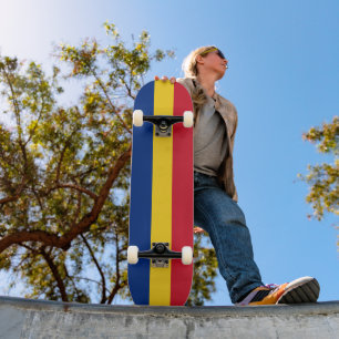 Rumänische Flagge Skateboard