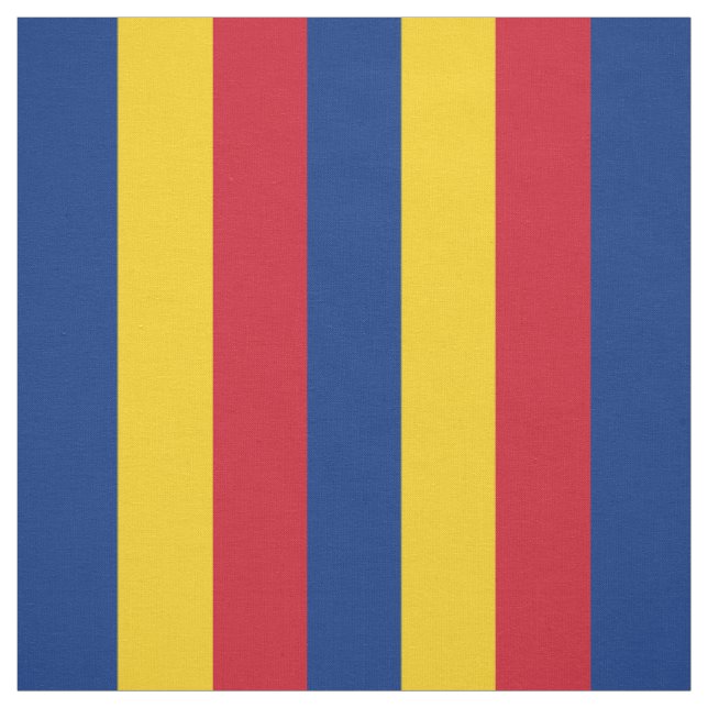 Rumänische Flagge Stoff (Muster)
