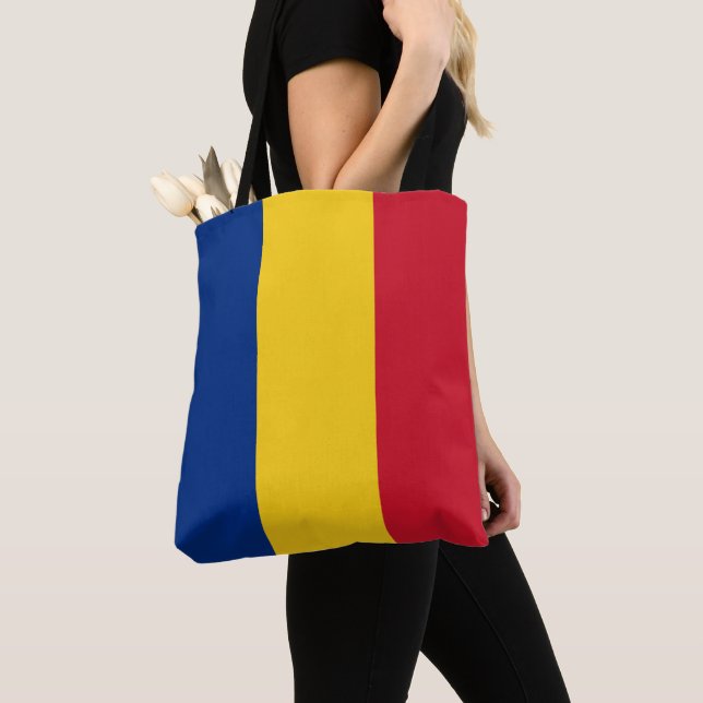 Rumänische Flagge Tasche (Von Nahem)