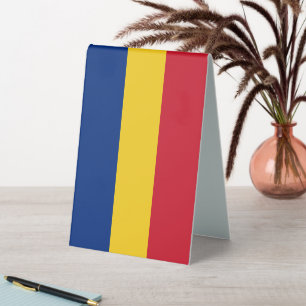 Rumänische Flagge Tischaufsteller