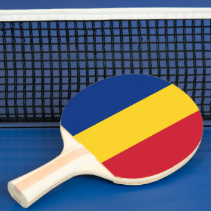 Rumänische Flagge Tischtennis Schläger