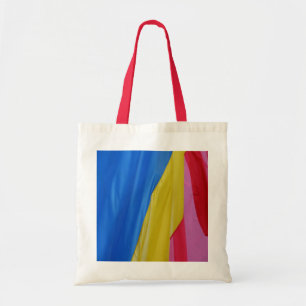 Rumänische Flagge Tote Tag Tragetasche