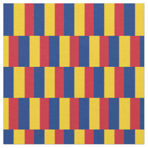 Rumänische Flagge und Rumänien Trendy Fabric /mo Stoff