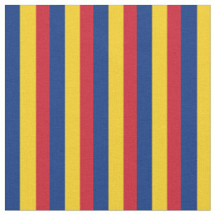 Rumänische Flagge und Rumänien Trendy Fabric /mo Stoff