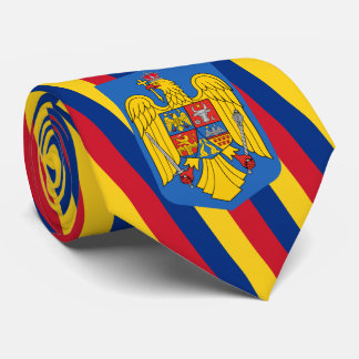 Rumänische Flagge und Wappen, Flagge Rumäniens Krawatte