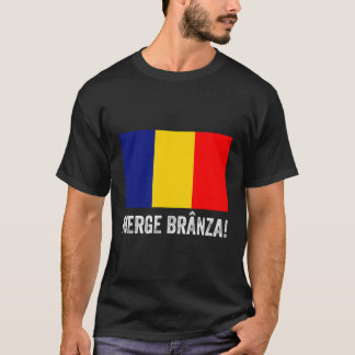 Rumänische Flaggenkarte Männer Frauen Kinder Rumän T-Shirt