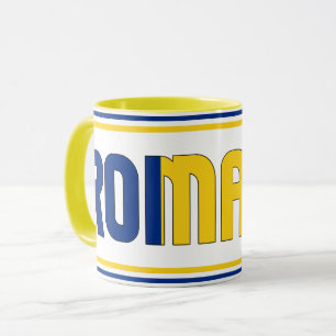Rumänische Nationalflagge Patriotische Tasse