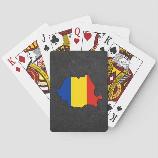 Rumänische Reise-Andenken Spielkarten (Rückseite)