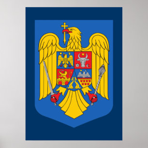 RUMÄNISCHE Wappendecke Poster