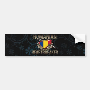 Rumänischer Heartbreaker Autoaufkleber