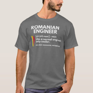 Rumänischer Ingenieur Definition Funny Romania Ges T-Shirt