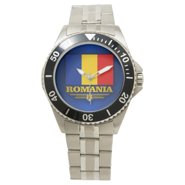 Rumänischer Stolz Armbanduhr (Vorderseite)
