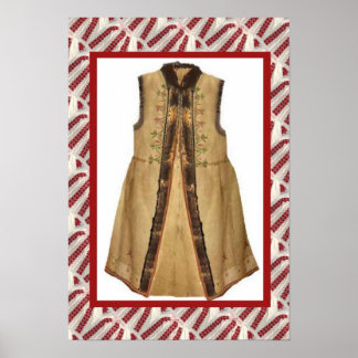 Rumänisches Handwerk, bestickt Poster