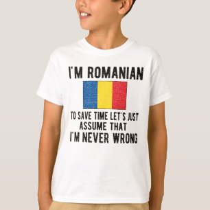 Rumänisches Kulturerbe Rumänien Roots Rumänisch T-Shirt