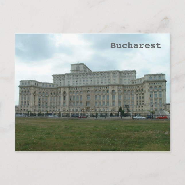 Rumänisches Parlament Postkarte (Vorderseite)