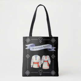 Rumänisches Roots Folk Kostüm Traditionelle Kleidu Tasche