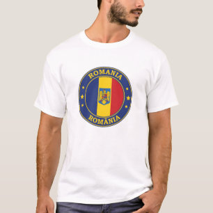 Rumänisches Zeichen für den Rundkreis "Flag" T-Shirt