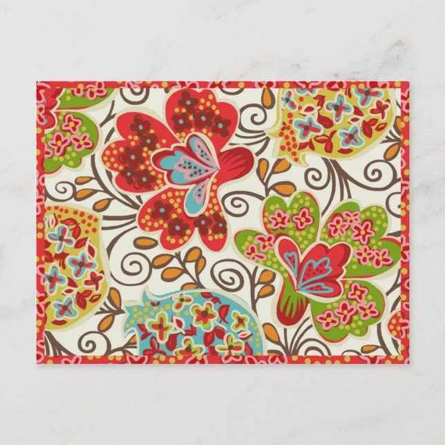 Rumba Dance - Cream Postcard Postkarte (Vorderseite)
