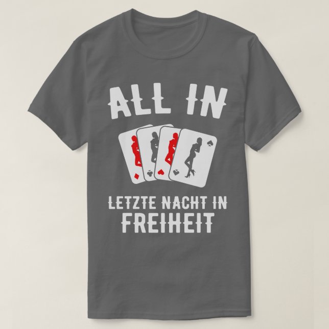 Rumbling Jga Men Groom Bachelor Party 3 T-Shirt (Design vorne)